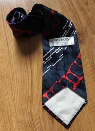 Шелковый классический мужской галстук givenchy франция