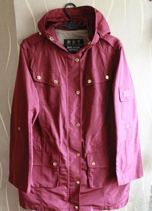 Красочная весеняя парка barbour maroon scooter suit hooded del...