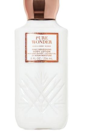 Bath and body works body lotion pure wonder