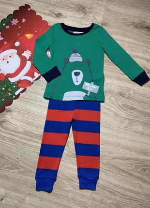 Пижама для мальчика/ трикотажная пижама для мальчика/ новогодн...