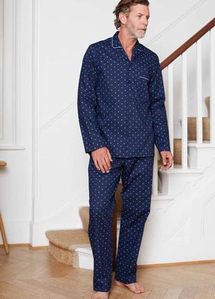 Темно синяя мужская пижама savile row company london размер s 44