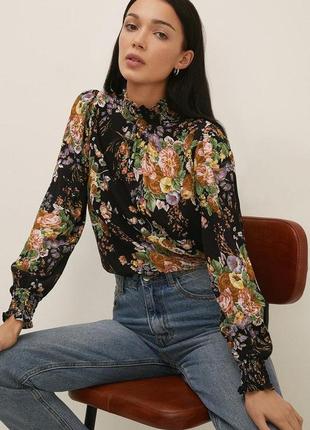 Нюанс ‼️ стильная цветочная блуза oasis размер 44-46