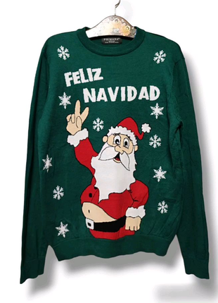 Новорічний джемпер різдвяний одяг для фотосесії кофта светр
