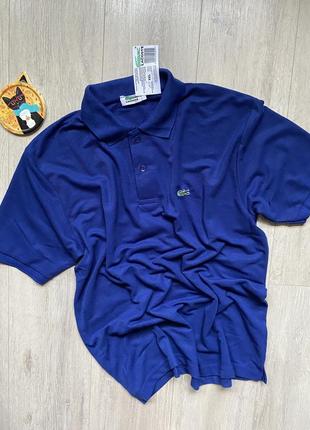 Синяя футболка мужская новая lacoste большой размер
