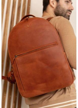 Кожаный рюкзак Groove L светло-коричневый винтаж