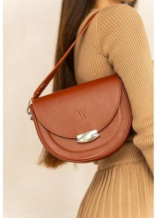 Женская кожаная сумка Kira Светло-коричневая
