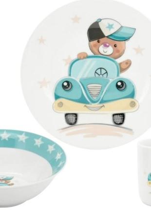 Набор детской посуды limited edition little driver 3 предмета,...