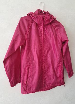 Куртка розовая ветровка