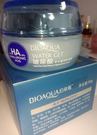 Увлажняющий крем с гиалуроновой кислотой bioaqua water get hya...