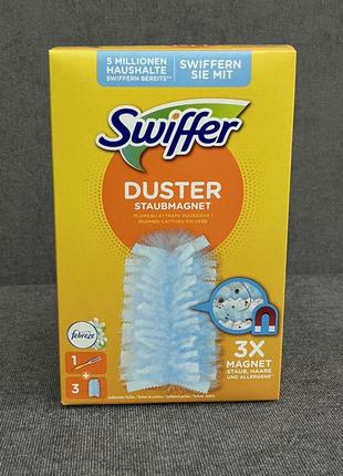 Щетка мешка для уборки пыли, шерсти животных swiffer duster, с...