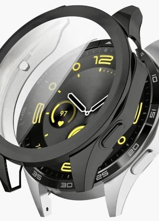 Чехол с защитой экрана для Huawei Watch GT4 46 мм (черный)
