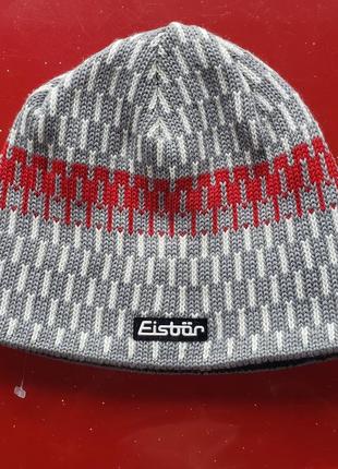 Eisbar австрия мужская теплая зимняя шапка бини шерсть флис