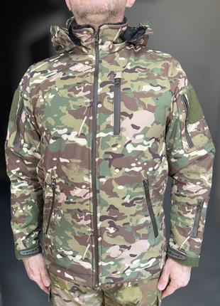 Куртка тактична зимова Softshell, Special, Мультикам, розмір X...