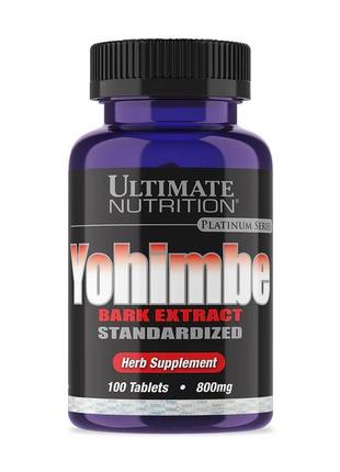 Стимулятор тестостерона Ultimate Yohimbe Bark Extract, 100 таб...