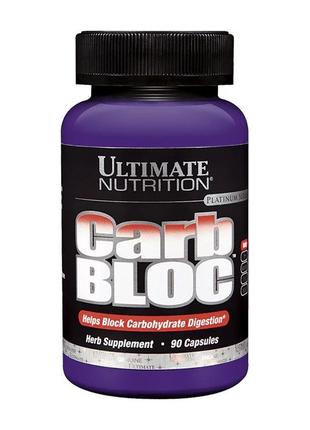 Натуральная добавка Ultimate Carb Bloc 500 mg, 90 капсул