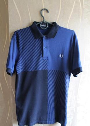 Превосходное поло в интересном дизайне fred perry slim fit