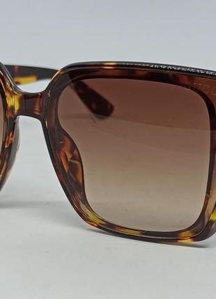 Очки в стиле gucci женские солнцезащитные коричневые тигровые ...