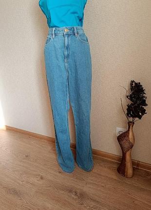 Жіночі прямі джинси модні сучасні  р-р 50-52 на високих f&f