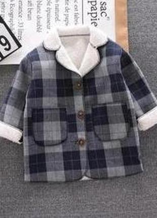Детский теплый пиджак,рубашка