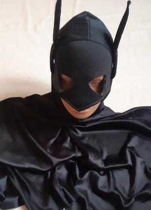Batman маска с плащом карнавальный костюм бетмен