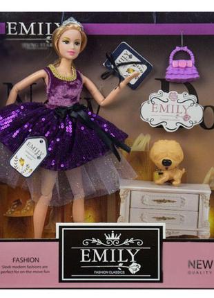 Кукла "Emily" QJ081C с аксессуарами - Shantou