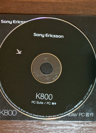 Оригинальный компакт диск Sone Ericsson K800