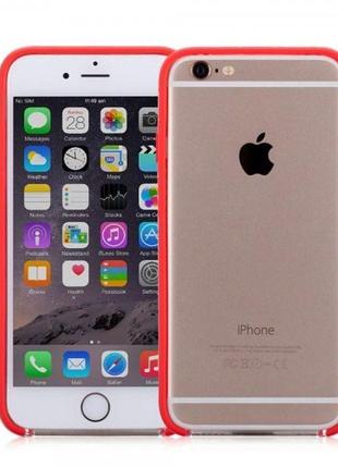 Чехол-бампер Momax Slender Case for iPhone 6/6S, Red (CFAPIP6BR)