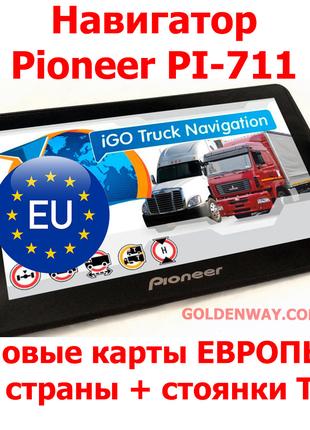 Автомобильный GPS навигатор Pioneer PI-711, экран 7 дюймов 8GB...