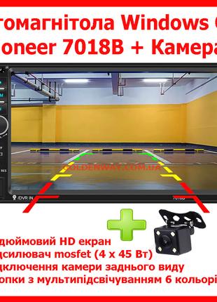Автомагнитола 2 DIN PIONEER 7018B PRO NEW 2023 MP5 Windows ce ...
