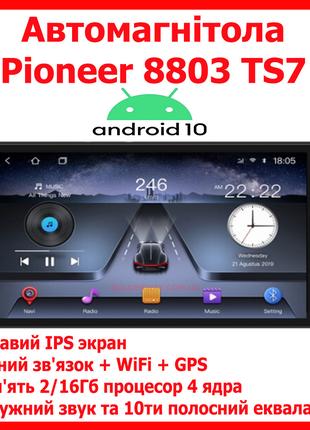 Автомагнитола 2 DIN Pioneer 8803 TS7 яркий IPS экран 2/16 Гб A...