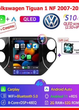 Штатная автомагнитола Android для VW Volkswagen Tiguan 1 NF 20...