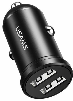 Автомобильное зарядное устройство USAMS US-CC114 C20 Dual USB ...