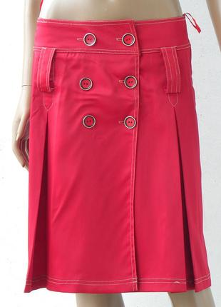 Нарядная юбка красного цвета 42-48 размеры (36-42 евроразмеры)