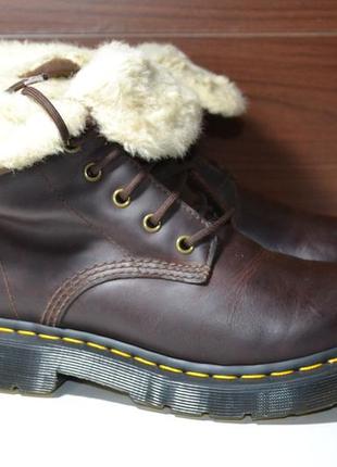 Dr. martens 1460 kobert 40р зимние кожаные ботинки оригинал