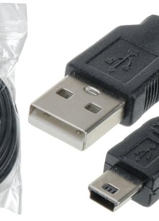 Кабель Mini - USB для плееров, колонок, видеорегистраторов / 3...