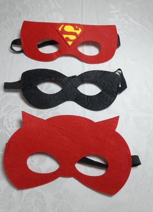 Фетровая маска pjmasks. маска из фетра супергерои