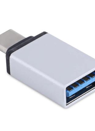 Адаптер Переходник Type-C(F) - USB (M) для телефону OTG