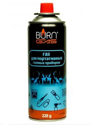 Баллон газовый Газовый картридж BURN GAS (220g)