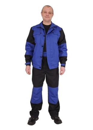Напівкомбінезон і куртка "Автосервіс", костюм робочий синій з ...