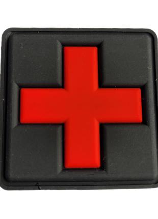 Шеврон красный крест Шеврон на аптечку