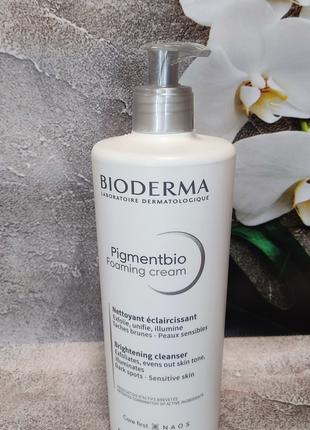Bioderma Pigmentbio Foaming Cream, кремоподібний очищаючий гел...