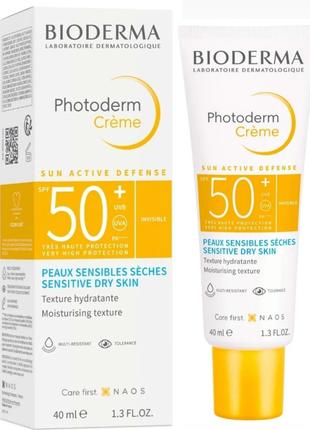 Bioderma Photoderm Creme, захисний крем для обличчя, суха шкір...