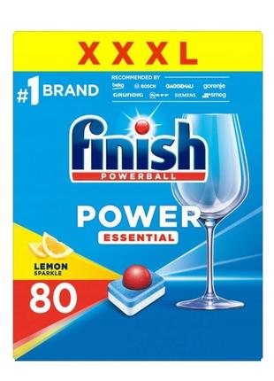 Таблетки для посудомийної машини Finish Power Essential Лимон ...