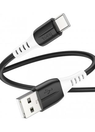 Кабель Hoco X82 silicone charging data cable Lightning — Black