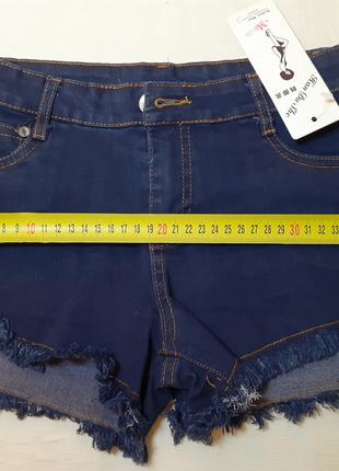 Шорты джинсовые синие женские или для девочек 40 42