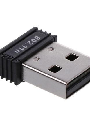 Мини USB WIFI сетевой адаптер150 Mbit Wi-Fi без диска