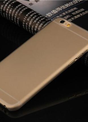 Пластиковый чехол для iPhone 7 - Soft Touch Plastic Case серый