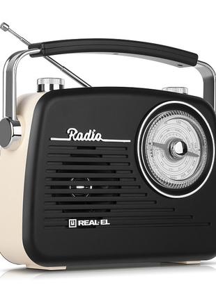 Портативний радіоприймач REAL-EL X-540 black-yellow
