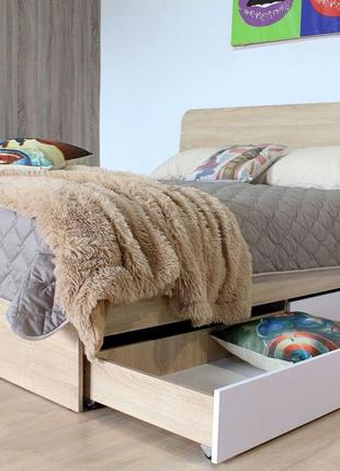 Двоспальне ліжко з ящиками " Модерн" 160х200 см