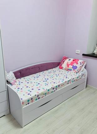 Дитяче ліжко з ящиками Дрімка ( 160х 80см)